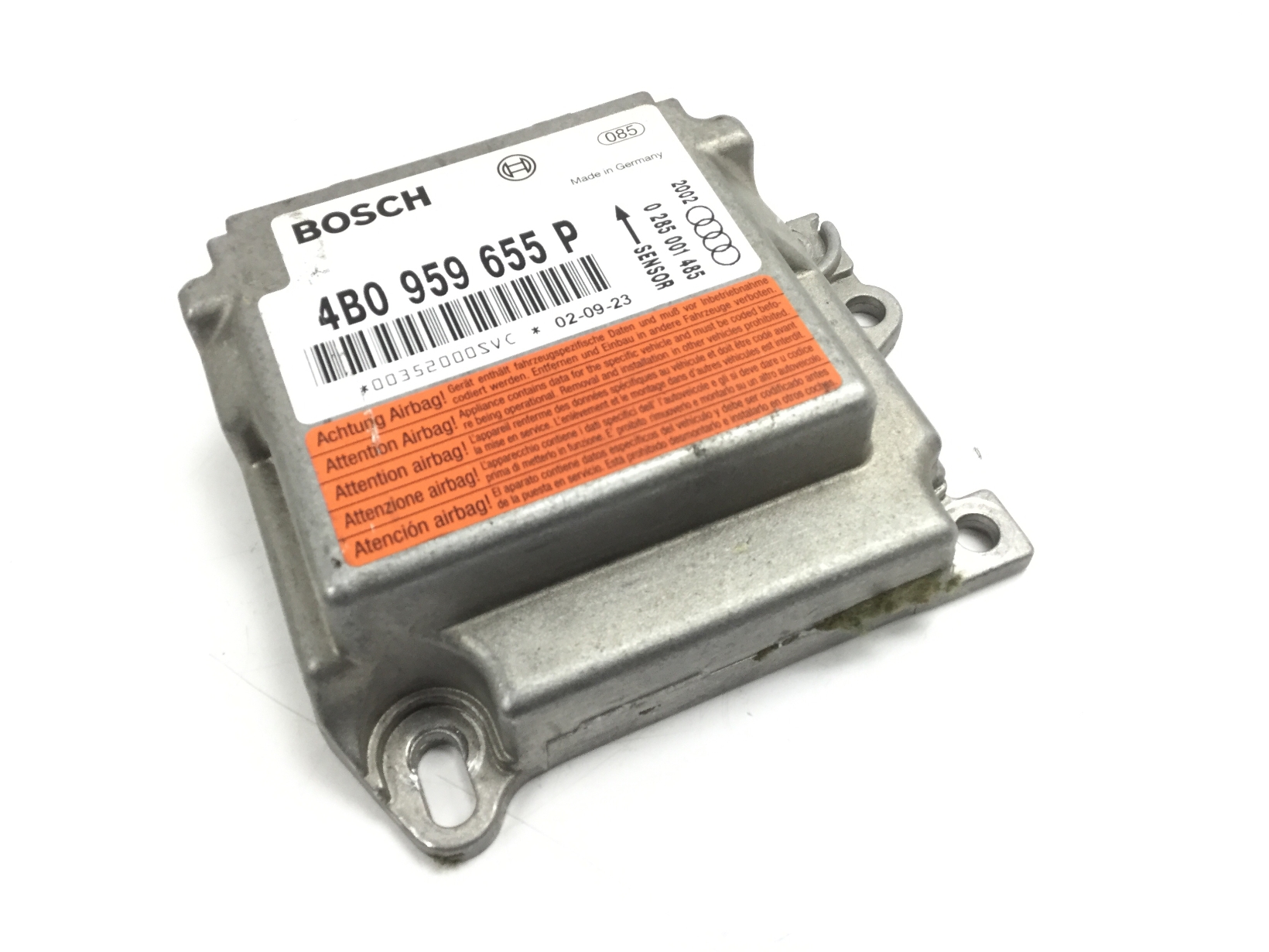 ECU airbags AUDI A6 Avant (4B5, C5) 2.5 TDI AUDI 0285001485