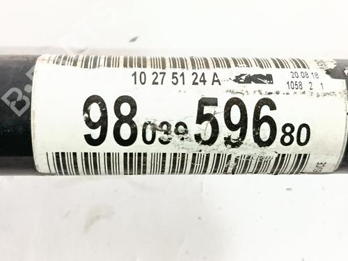 Right front driveshaft PEUGEOT 208 I (CA_, CC_) 1.6 HDi | BP29390999M39 