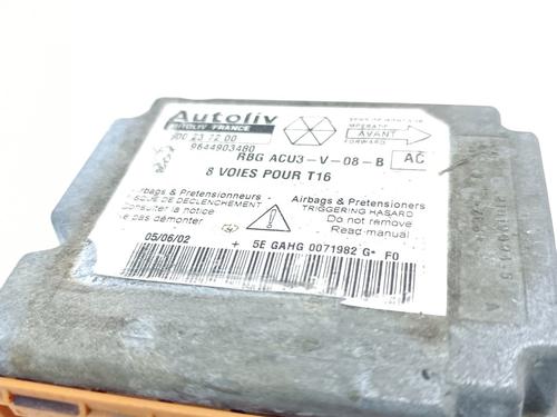 Kollisjonspute styreenhet PEUGEOT 206 CC (2D) 1.6 16V (2DNFUF, 2DNFUR) | BP28066484M53 