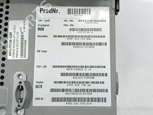 Display monitor PORSCHE CAYENNE (92A) 4.8 S | BP31268858C48 