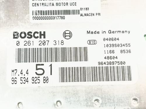 Engine control unit (ECU) CITROËN XSARA PICASSO (N68) 1.6 16V | BP28217309M57 