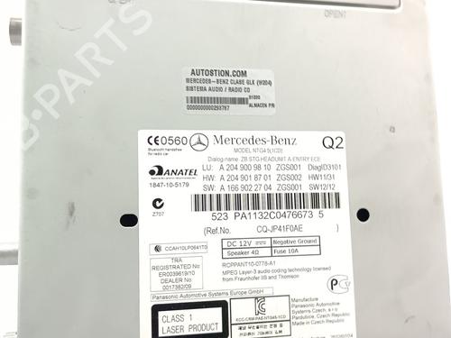Radio MERCEDES-BENZ GLK-CLASS (X204)  | BP25653324E6 