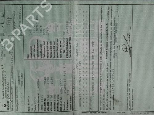 Engine RENAULT LAGUNA II (BG0/1_)  | BP31374247M1 