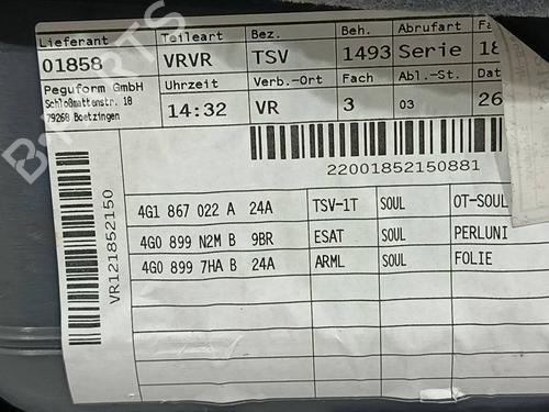 Front right panel AUDI A6 C7 (4G2, 4GC) | BP38951654C59 - Image 6