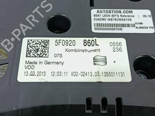 Instrument cluster SEAT LEON (5F1) | BP30056346C47