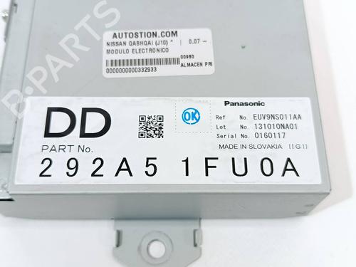Electronic module NISSAN QASHQAI I (J10, NJ10)  | BP29698229M83 