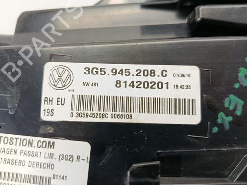 Right taillight VW PASSAT B8 (3G2, CB2)  | BP29357839C35 