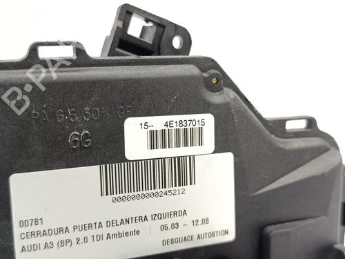 Front left lock AUDI A3 (8P1) 2.0 TDI 16V | BP24194494C98 