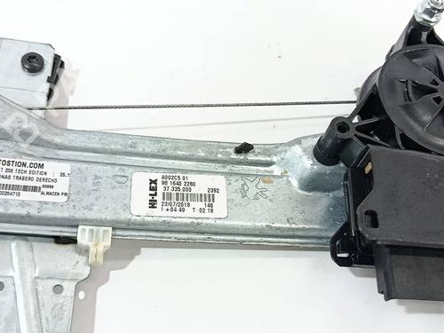 Rudehejsemekanisme Højre bagtil PEUGEOT 208 I (CA_, CC_) 1.6 HDi | BP29549872C25 