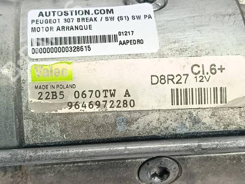 Starter PEUGEOT 307 Break (3E) | BP39929551M8 - Image 5