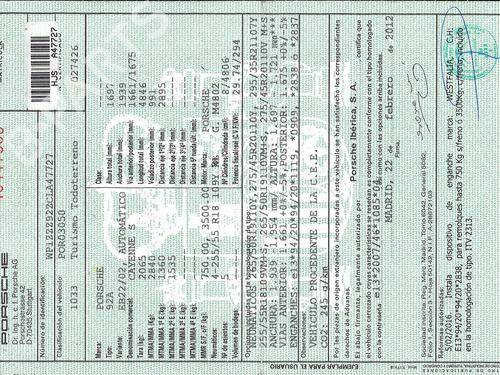 Left front door PORSCHE CAYENNE (92A) 4.8 S | BP31082762C2 