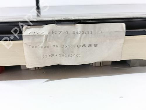 Instrument cluster RENAULT LAGUNA II Grandtour (KG0/1_)  | BP28799172C47 