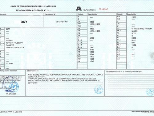 Used Parts NISSAN CABSTAR E (TL_, VL_) 4652030