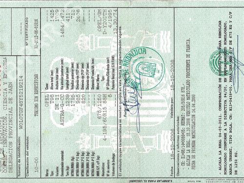 Used Parts OPEL ASTRA G Hatchback (T98) [1998-2009]  4354681