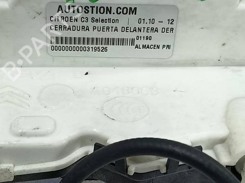 Front right lock CITROËN C3 II (SC_) | BP31700623C97