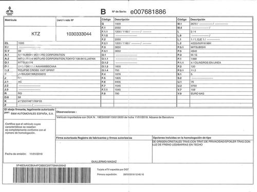 Elektronisk sensor MITSUBISHI ECLIPSE CROSS (GK_, GL_)  | BP29714025M84 