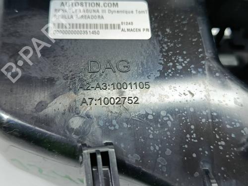 Air vent RENAULT LAGUNA III (BT0/1)  | BP31374150I21 
