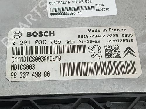 Engine control unit (ECU) OPEL COMBO Box Body/MPV (K9) 1.5 D | BP39183610M57 - Image 5
