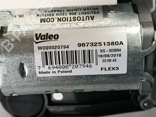 Rear wiper motor PEUGEOT 208 I (CA_, CC_) 1.6 HDi | BP29392790M102 