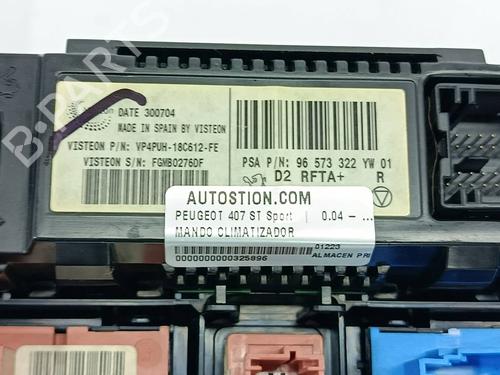 Climate control PEUGEOT 407 (6D_) 2.0 (6DRFNB, 6DRFNE) | BP32160157I5 - Image 2
