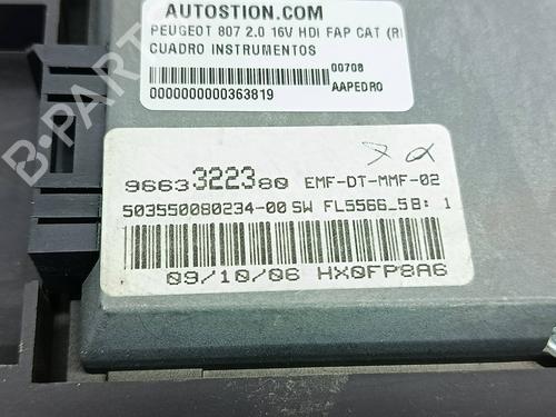 Instrument cluster PEUGEOT 807 (EB_) | BP33605159C47 - Image 4
