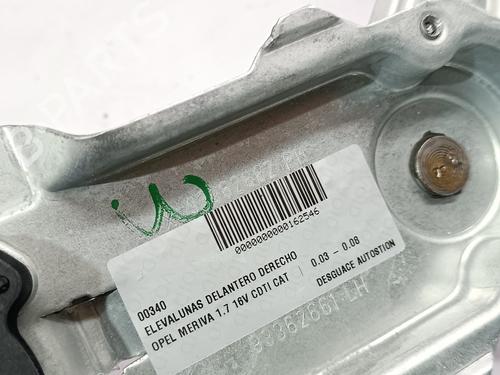 Front right window mechanism OPEL MERIVA A MPV (X03)  | BP24204625C23 