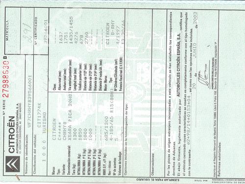Gearbox CITROËN XSARA PICASSO (N68) 1.6 HDi | BP31149622M3 