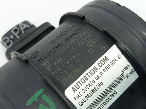 Mass air flow sensor FIAT DUCATO Van (250_) 115 Multijet 2,0 D | BP32283297M95