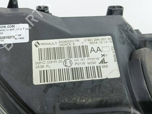 Left headlight RENAULT MEGANE III Hatchback (BZ0/1_, B3_)  | BP33996288C28  - Image 5