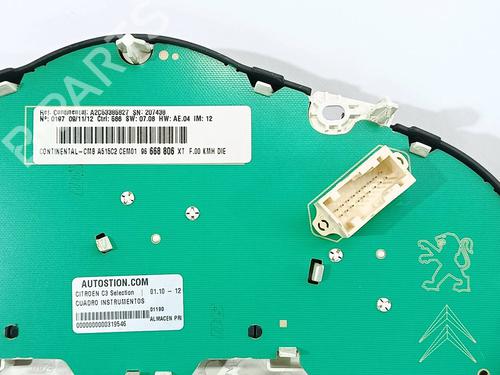 Instrument cluster CITROËN C3 II (SC_) | BP31700630C47 - Image 3