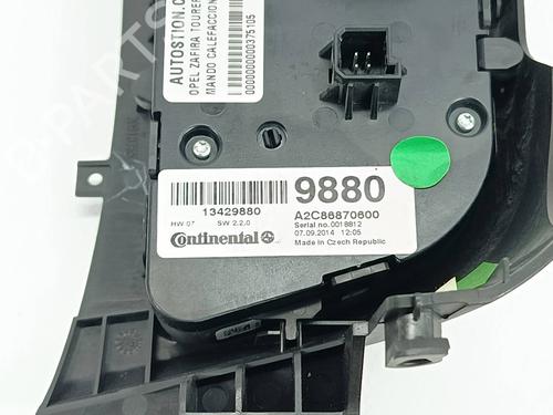 Climate control OPEL ZAFIRA TOURER C (P12)  | BP36377752I5  - Image 5
