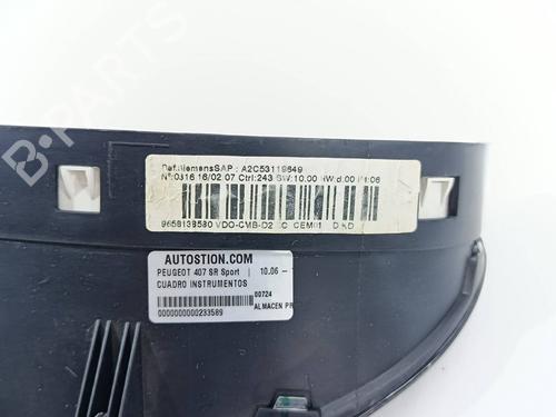 Instrument cluster PEUGEOT 407 (6D_)  | BP29357748C47 