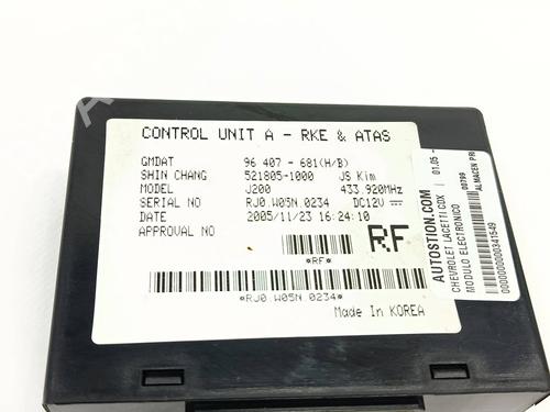 Elektronische module CHEVROLET LACETTI (J200) 1.6 | BP30737993M83