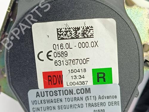 Rear right seatbelt VW TOURAN (5T1) | BP37509347I28 - Image 3