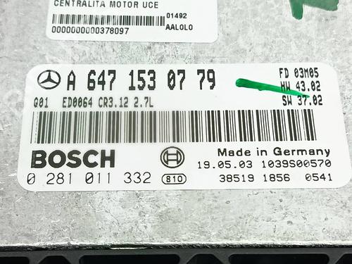 Engine control unit (ECU) MERCEDES-BENZ E-CLASS (W211) E 270 CDI (211.016) | BP39657668M57  - Image 6