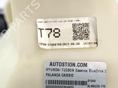 Gear lever HYUNDAI TUCSON (TL, TLE) 1.7 CRDi | BP25651669M90 