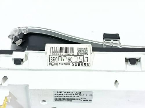 Instrument cluster SUBARU FORESTER (SH_) | BP30195860C47