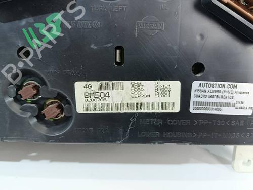 Instrument cluster NISSAN ALMERA II (N16) 1.5 | BP29288570C47 