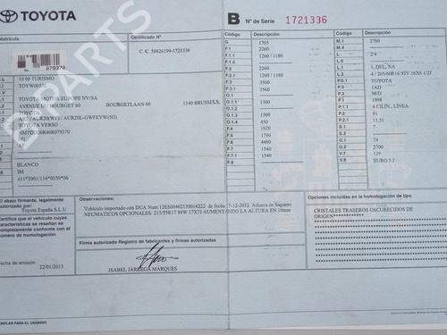 Recambios TOYOTA VERSO (_R2_)    4619272