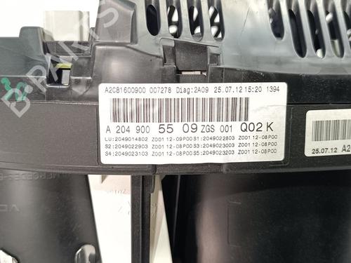 Instrument cluster MERCEDES-BENZ GLK-CLASS (X204)  | BP25297303C47