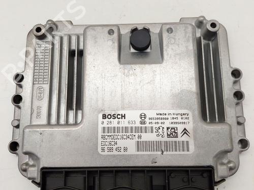 Used Engine control unit (ECU) Engine control unit (ECU) PEUGEOT 407 (6D_) 1.6 HDi 110 (6D9HZC, 6D9HYC) (109 hp) 33053638 33053638