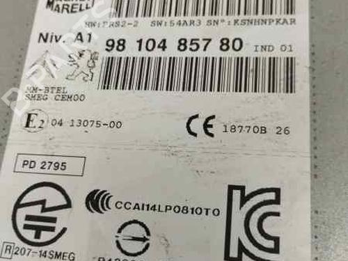 Radio CITROËN C4 Picasso II  | BP21065563E6 