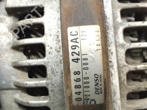 Alternator CHRYSLER VOYAGER IV (RG, RS) 2.5 CRD | BP17866701M7