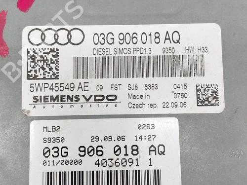 Engine control unit (ECU) AUDI A4 B7 (8EC) 2.0 TDI | BP28380631M57