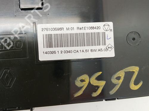 Climate control RENAULT MEGANE III Hatchback (BZ0/1_, B3_) 1.5 dCi (BZ09, BZ0D, BZ1W, BZ29, BZ14) | BP35726182I5 - Image 3