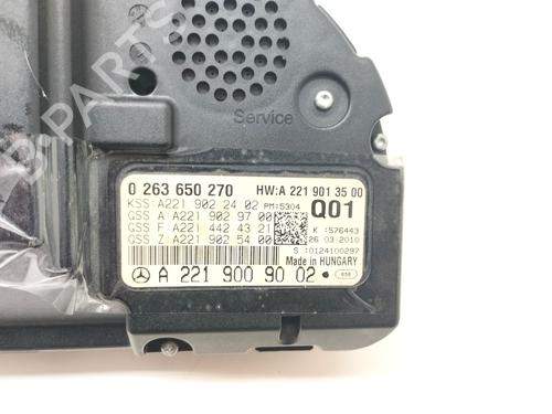 Instrument cluster MERCEDES-BENZ S-CLASS (W221, V221) S 350 CDI 4-matic (221.080, 221.180) | BP17628509C47 