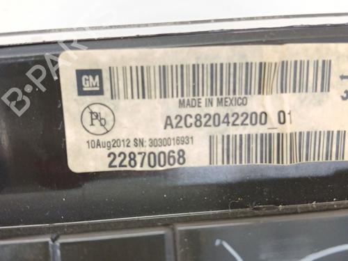 Instrument cluster OPEL AMPERA (R12) EV 150 | BP36327333C47 - Image 3