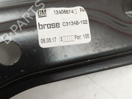 Front right window mechanism OPEL ASTRA K (B16) 1.6 CDTi (68) | BP31810724C23