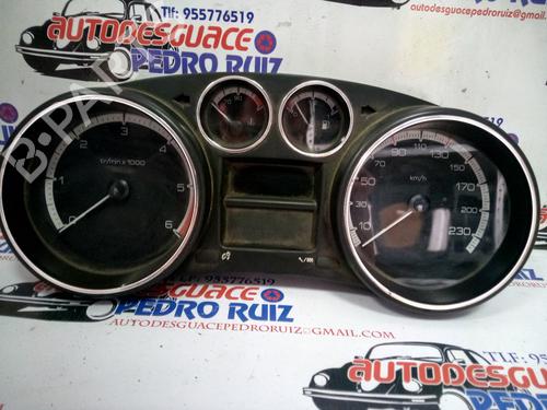 Used Instrument cluster PEUGEOT 308 I (4A_, 4C_) 1.6 HDi (90 hp) 15971884