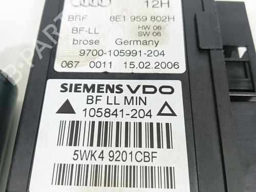 Left rear window motor AUDI A4 B7 (8EC) 2.0 TDI | BP15980531E23 